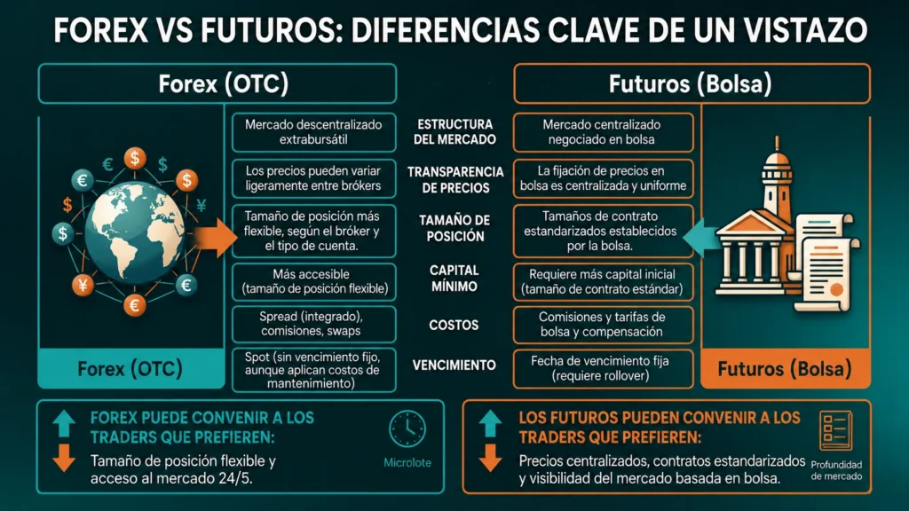 Forex vs Futures key differences