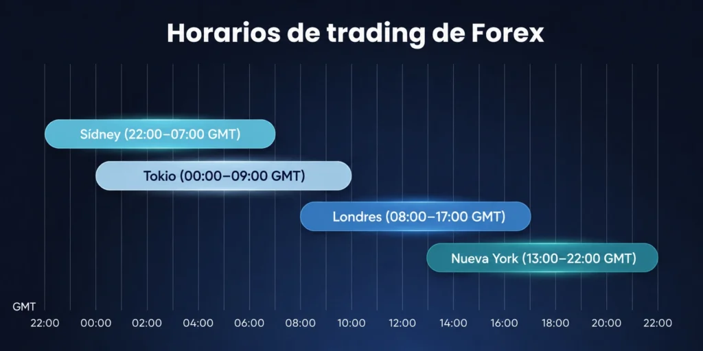 Horarios de negociación del mercado forex Vantage Markets