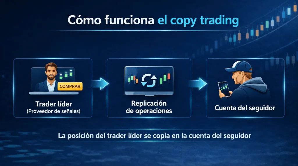 Cómo funciona el copy trading en Vantage Markets