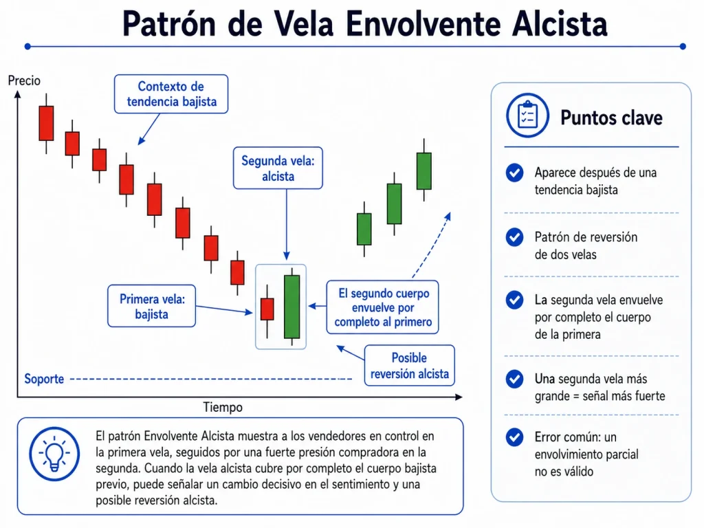 Imagen 5: Patrón Envolvente Alcista_Vantage