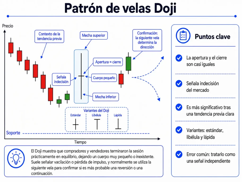 Patron de Vela Doji