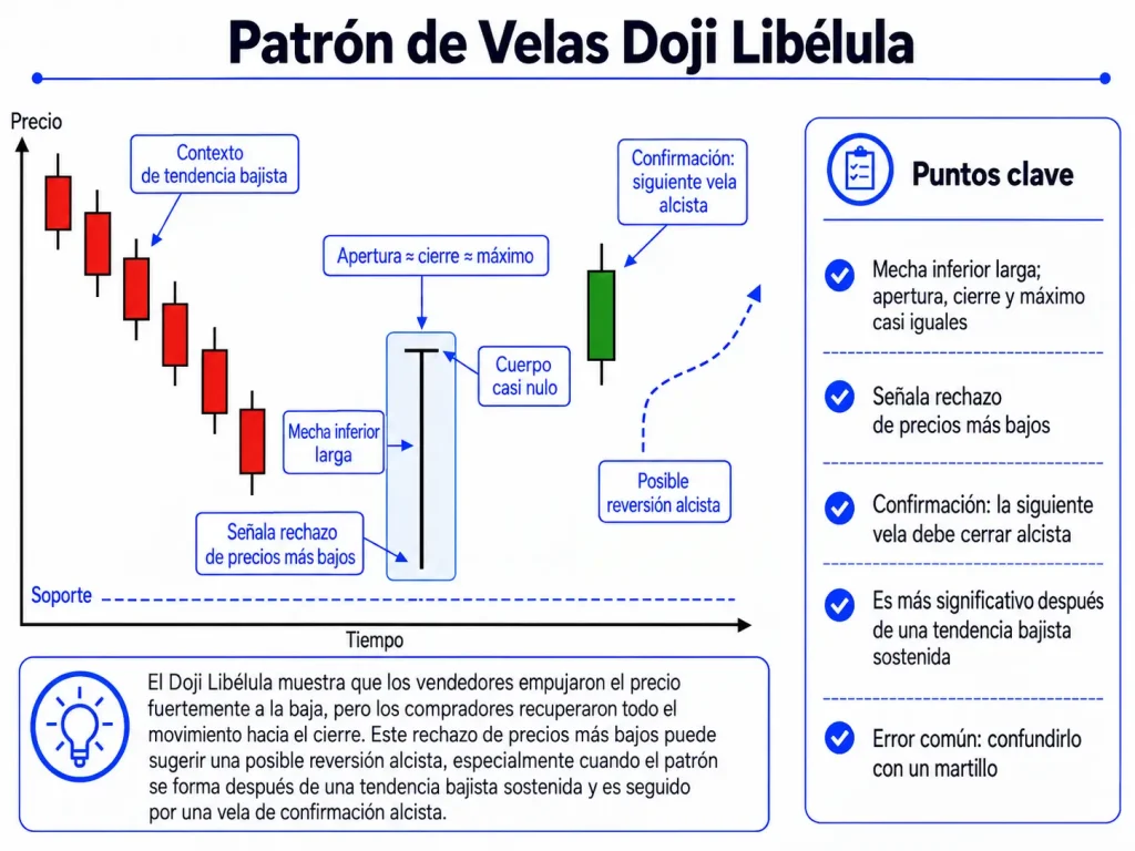 Patrón Doji Libélula