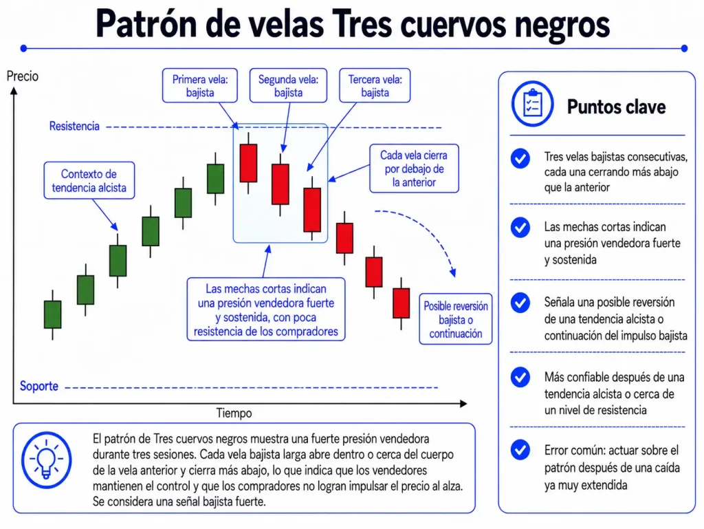 Patrón Tres Cuervos Negros Vantage Markets