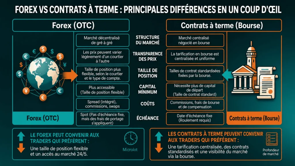Forex vs Futures key differences
