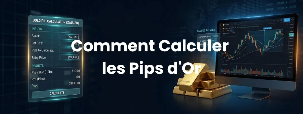 Comment Calculer les Pips d’Or (XAUUSD) : Valeur du Pip et Guide du Calculateur