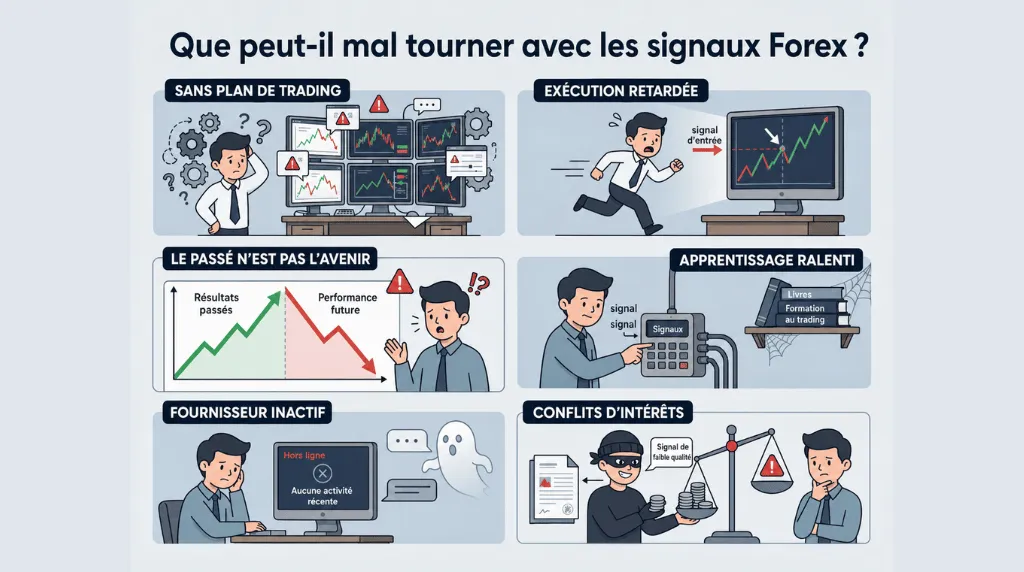 Quels problèmes peuvent survenir avec les signaux Forex de Vantage Markets ?