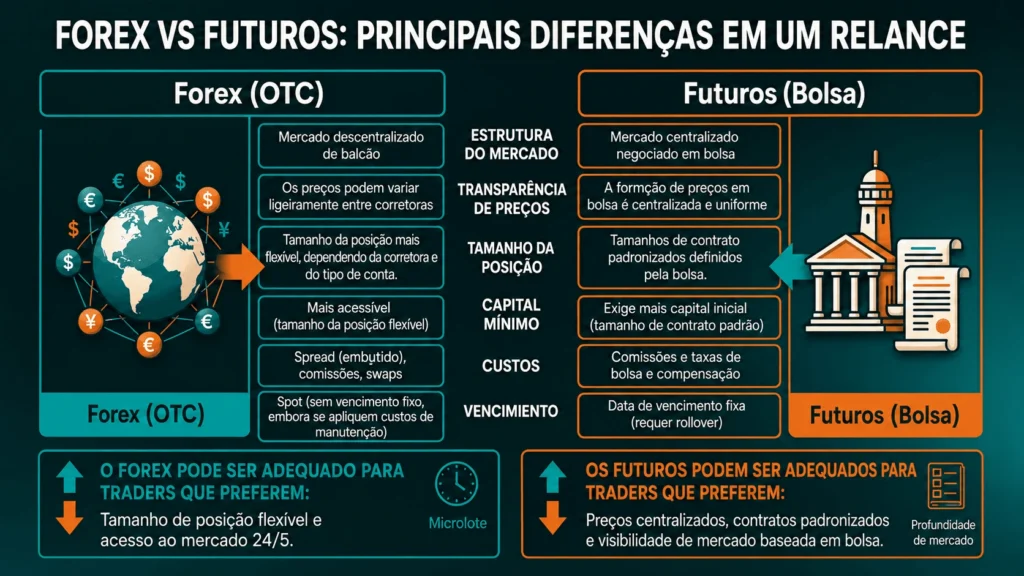 Forex vs Futures key differences