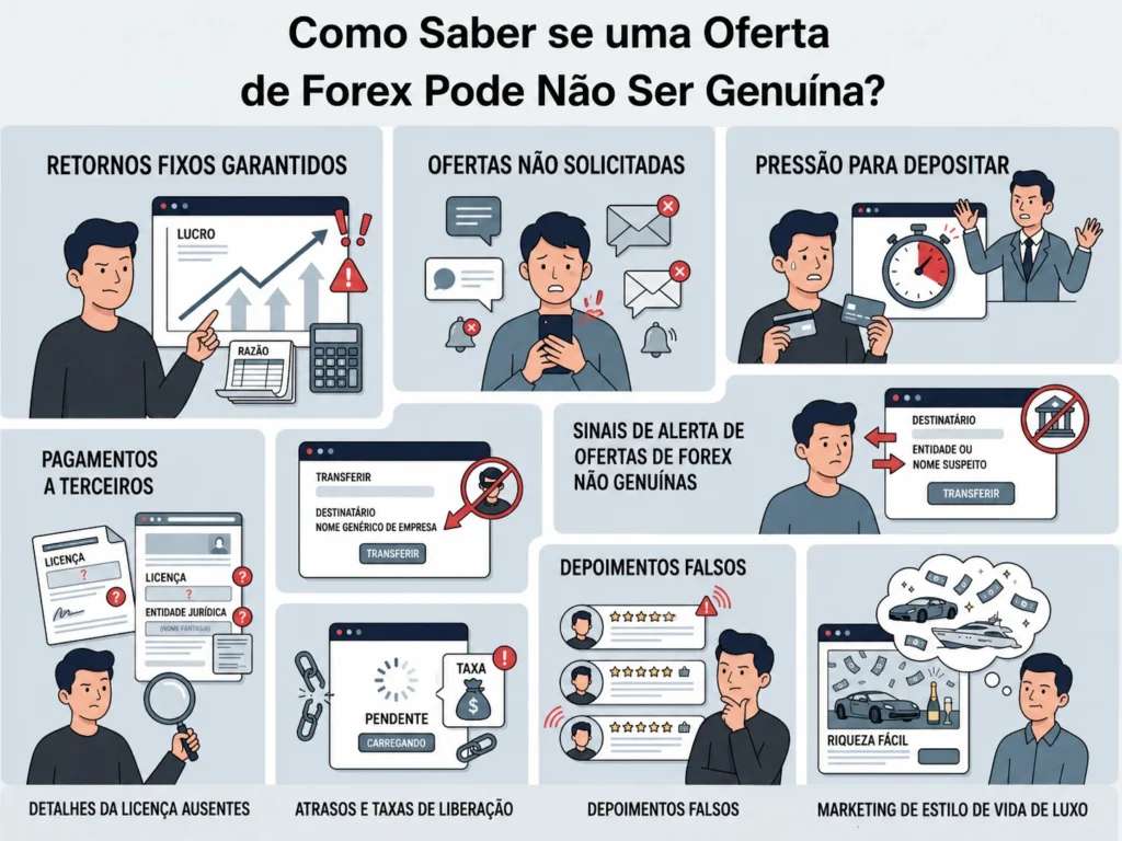 Como saber se uma oferta de Forex pode não ser legítima Vantage Markets