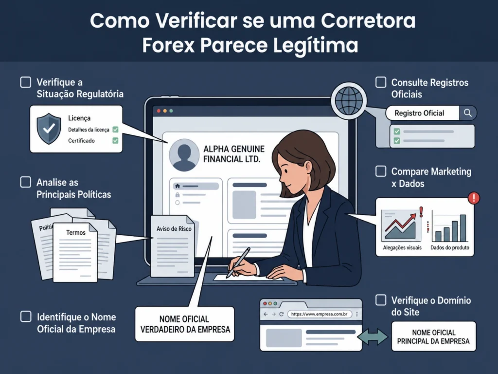 Como verificar se uma corretora de Forex parece legítima Vantage Markets