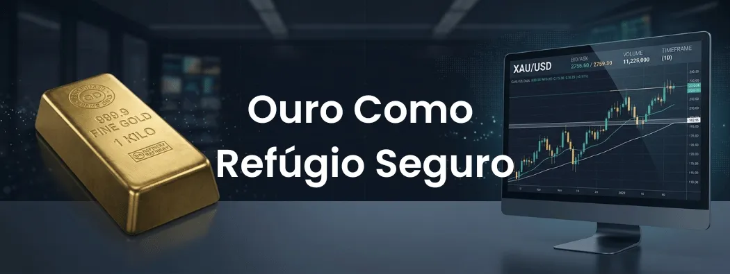 Ouro Como Refúgio Seguro: Verdade Atemporal ou Mito Ultrapassado?