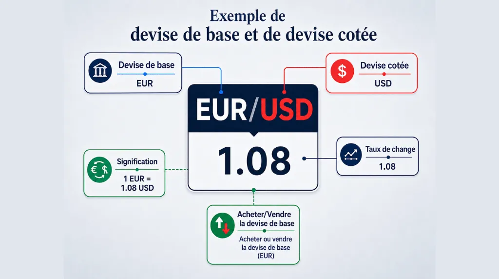Imagem 1 Exemplo de moeda base e moeda de cotação Vantage Markets