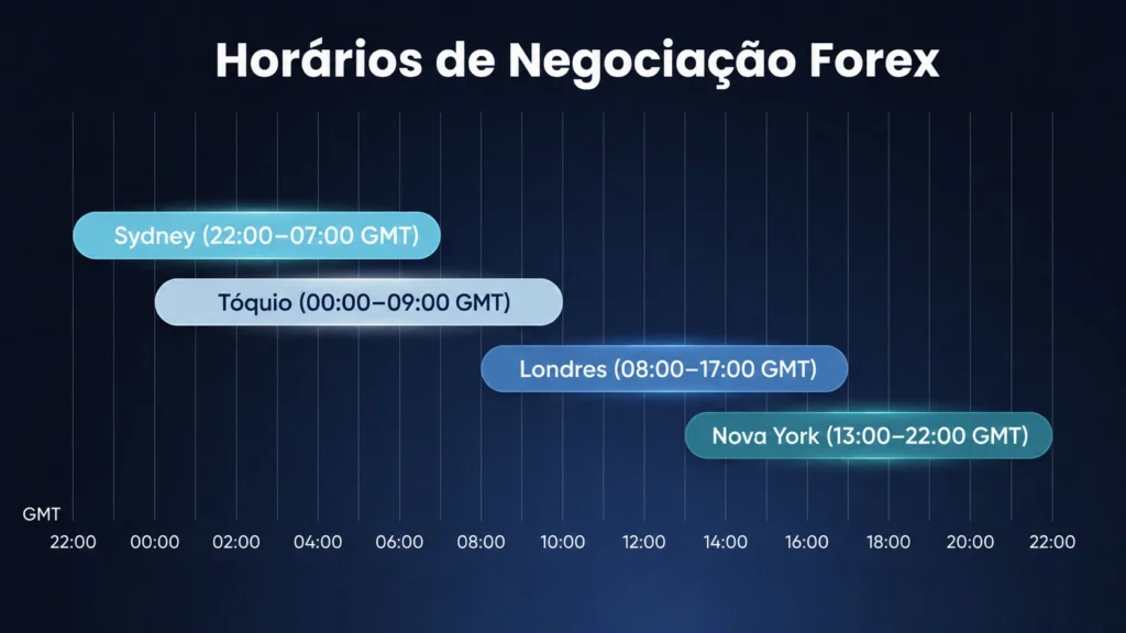 Horários de negociação do mercado forex Vantage Markets