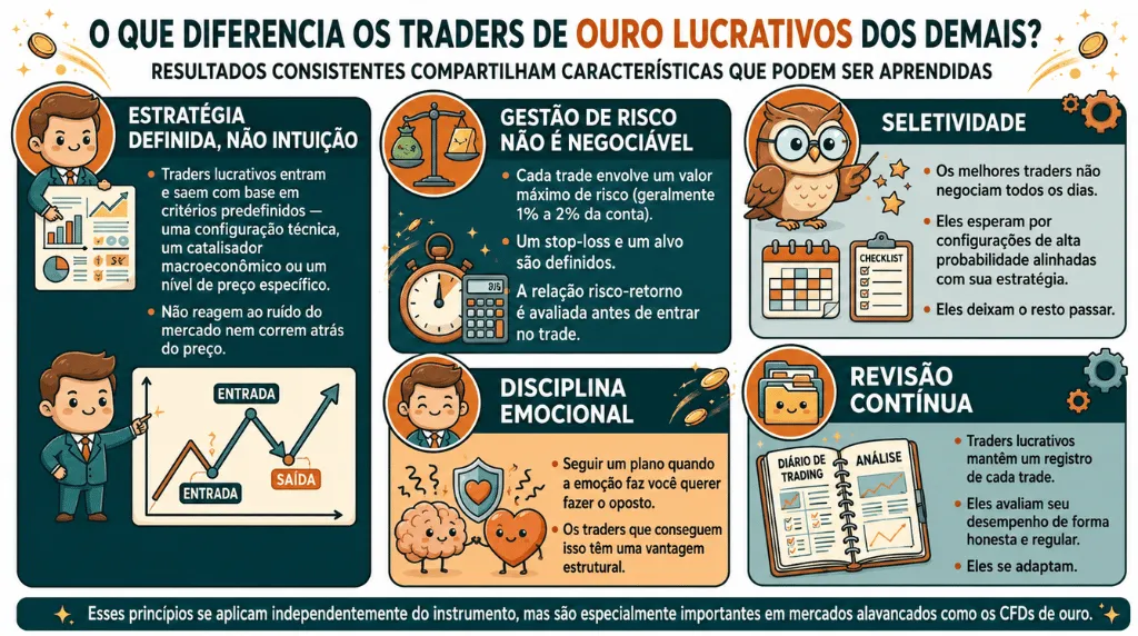 O que diferencia os traders de ouro lucrativos dos demais Vantage Markets