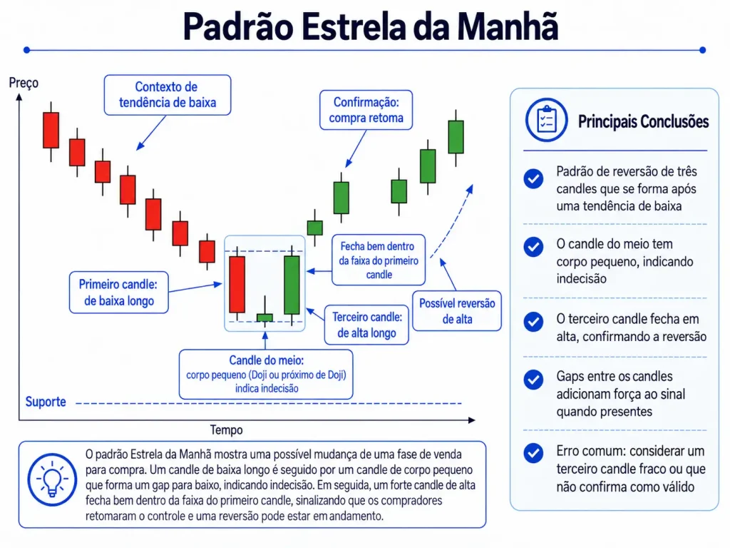 Padrão de Estrela da Manhã Vantage Markets