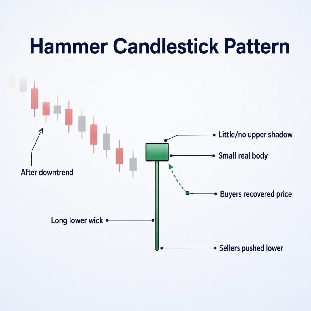 Hammer candlestick pattern